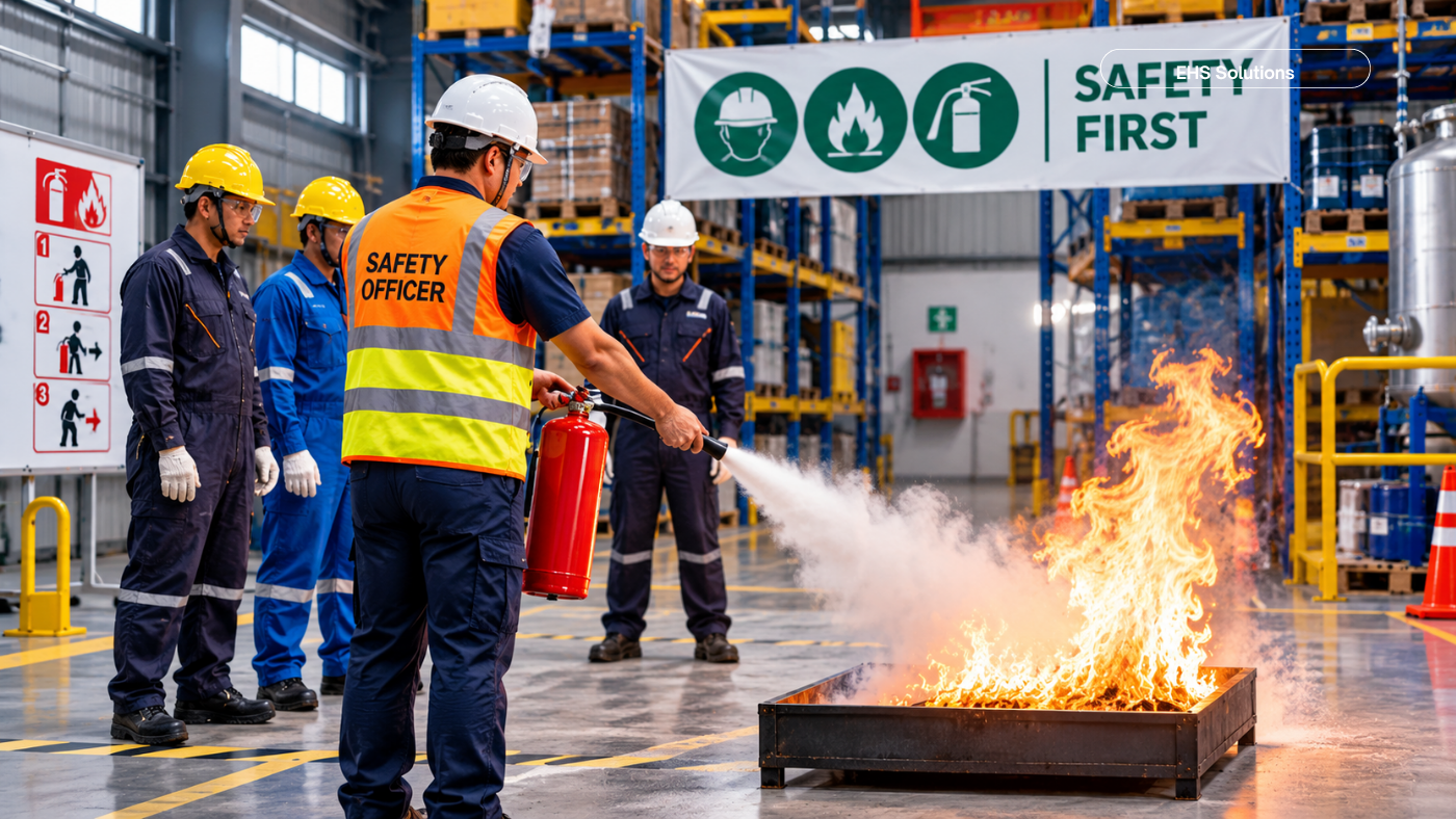 Factory, Fire and Training